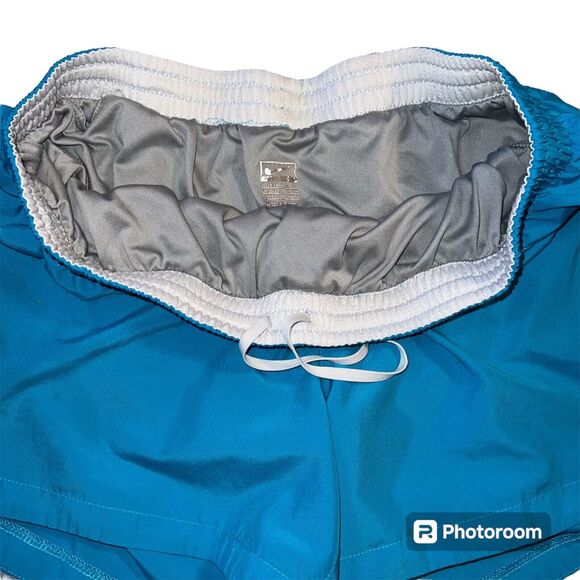 Nike Womens Athletic Running Shorts Blue Summer Workout Casual Lined Large 16 18 - Picture 3 of 9